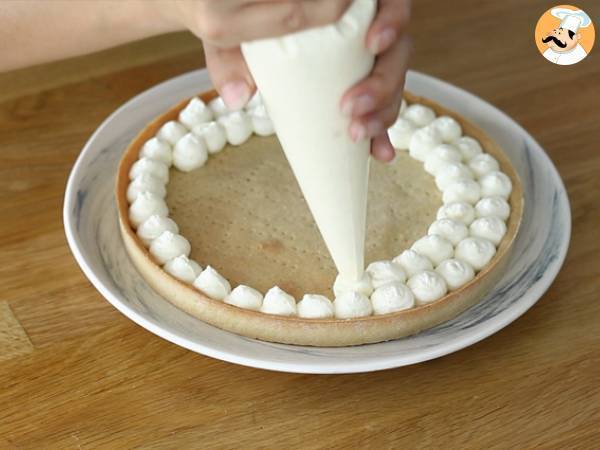 Tartaleta Francia, con arándanos y frambuesas - Preparación paso 5