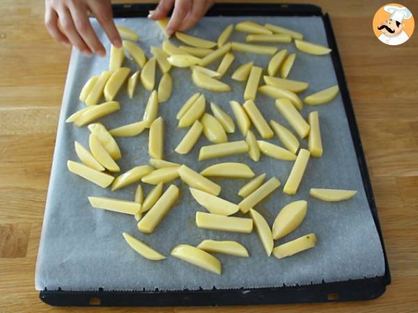 Patatas fritas al horno deliciosas - Preparación paso 3
