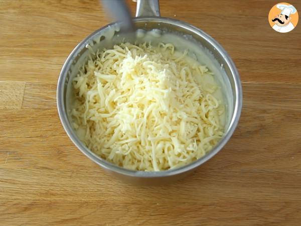 Mac and cheese, gratinado de macarrones americano - Preparación paso 3