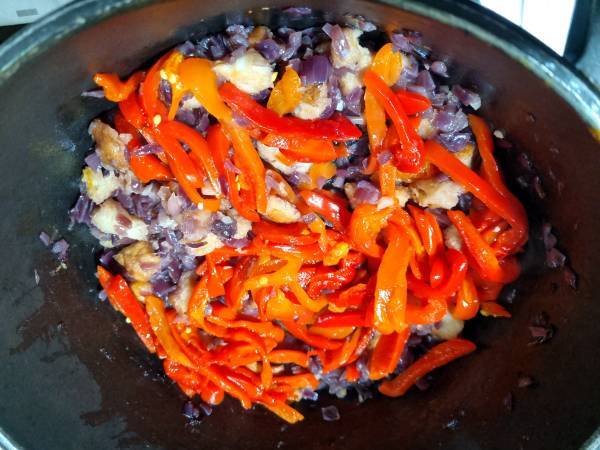 Bacalao a la vizcaína (cocina vasca) - Preparación paso 5