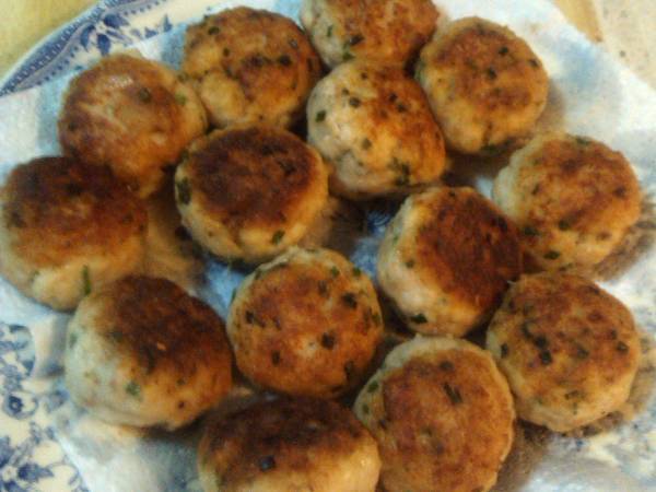 Albóndigas de merluza y gambas - Preparación paso 6