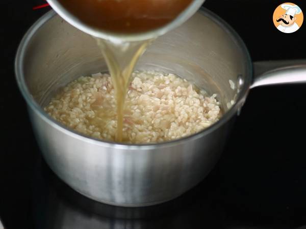 Risotto con roquefort - Preparación paso 3