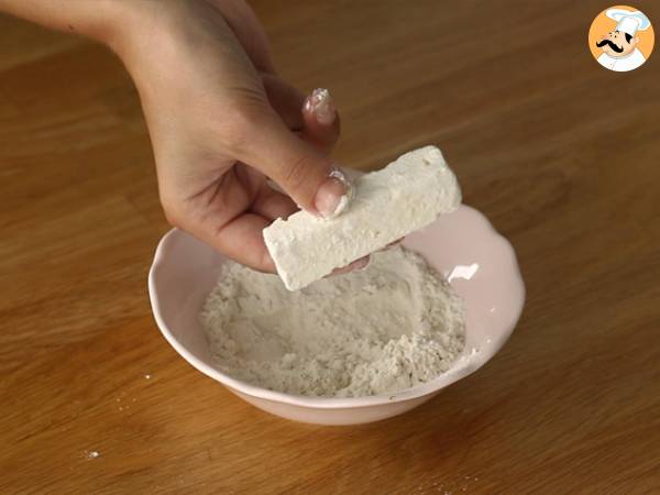 Bastones de feta al sésamo - Preparación paso 2