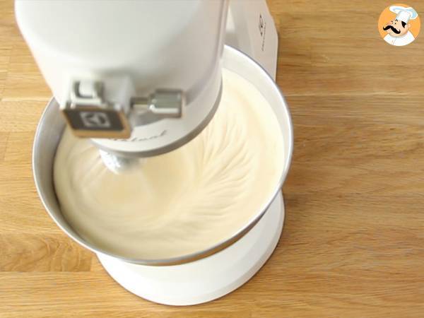 Tronco de mango y frambuesa - Preparación paso 4