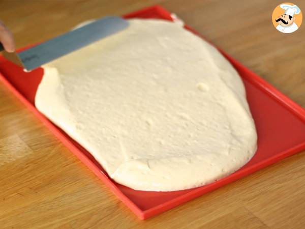 Tronco de mango y frambuesa - Preparación paso 6