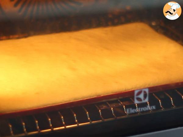 Tronco de mango y frambuesa - Preparación paso 7