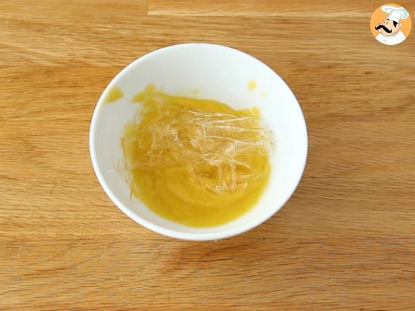 Tronco de mango y frambuesa - Preparación paso 12