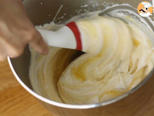 Tronco de mango y frambuesa - Preparación paso 14