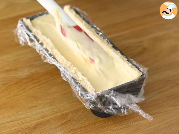 Tronco de mango y frambuesa - Preparación paso 15