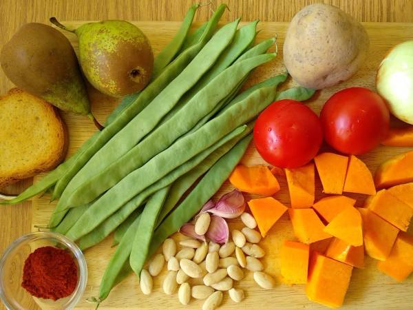 Olla gitana {Potaje tradicional murciano de legumbres y verduras} - Preparación paso 3