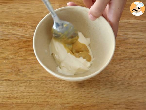 Caballa a la mostaza - Preparación paso 1