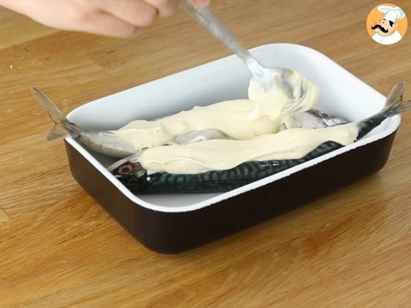 Caballa a la mostaza - Preparación paso 3