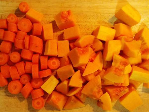 Curry jamaicano de pollo, calabaza y mango - Preparación paso 5