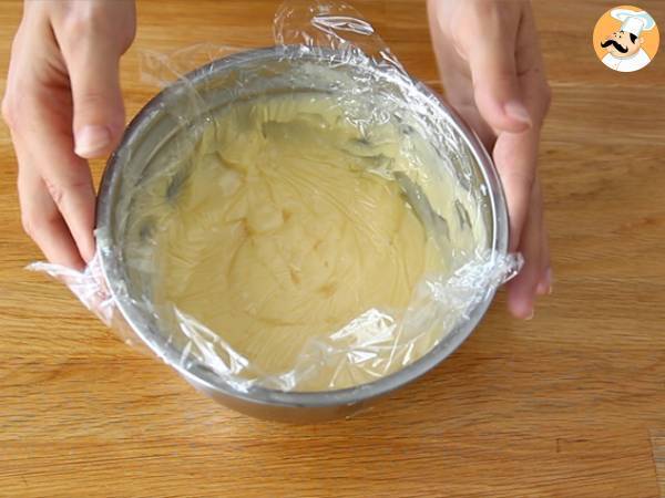 Eclairs de pistacho y frambuesas - Preparación paso 4
