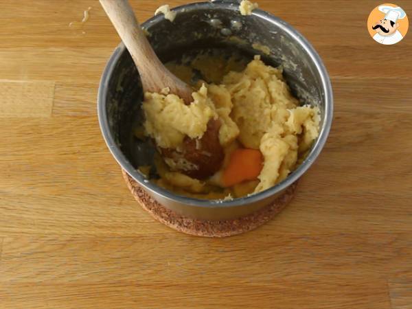 Eclairs de pistacho y frambuesas - Preparación paso 8