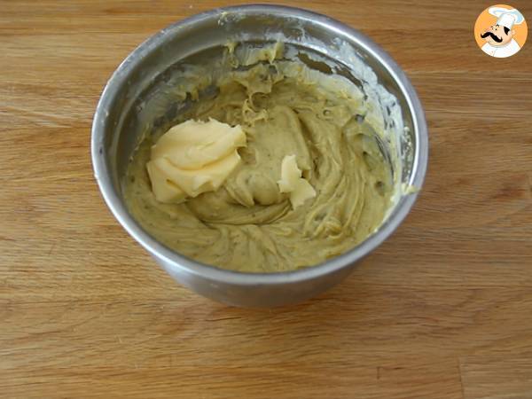 Eclairs de pistacho y frambuesas - Preparación paso 13