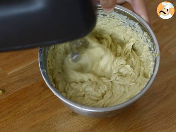 Eclairs de pistacho y frambuesas - Preparación paso 14