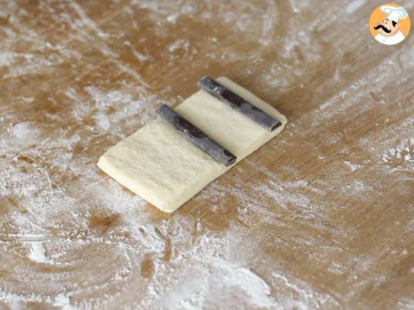 Napolitanas de chocolate caseras - Preparación paso 15