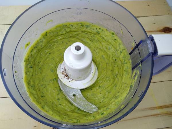 Ensalada de garbanzos y guacamole - Preparación paso 3