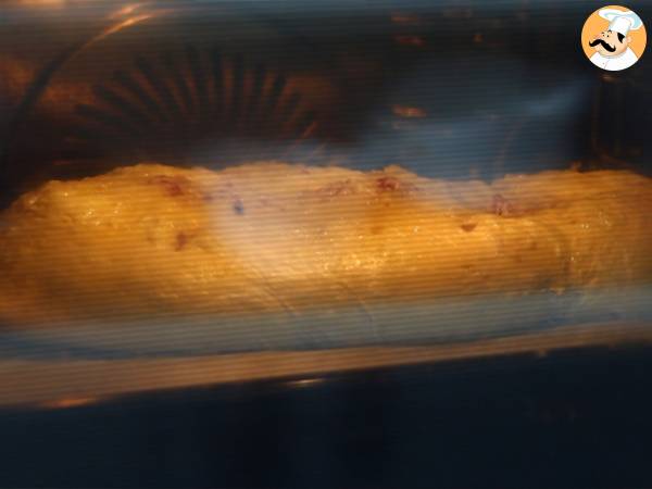 Fougasse con bacon y cebolla - Preparación paso 10