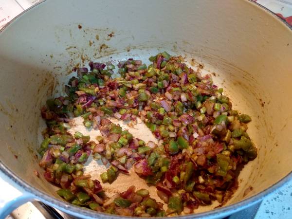 Pork grillades {receta cajún de New Orleans} - Preparación paso 7