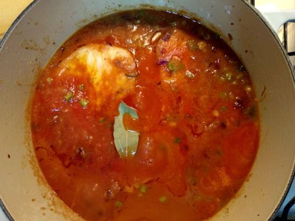 Pork grillades {receta cajún de New Orleans} - Preparación paso 9