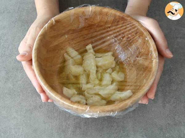 Ceviche de bacalao - Preparación paso 2