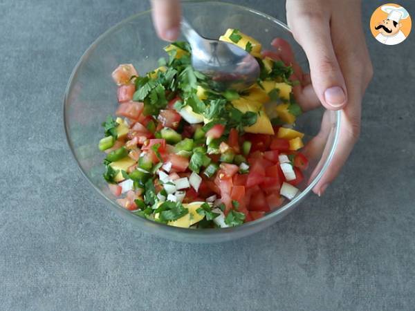 Ceviche de bacalao - Preparación paso 4