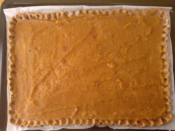 Tarta de manzana con base crujiente {sin azúcar} - Preparación paso 8