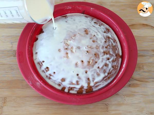 Pastel de coco tres leches brasileño - Preparación paso 8