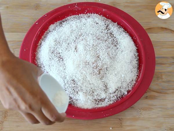 Pastel de coco tres leches brasileño - Preparación paso 9