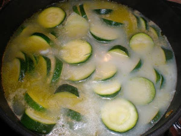 Crema de calabacín {baja en calorías} - Preparación paso 5