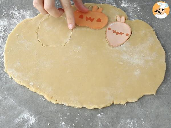 Galletas Halloween Molang - Preparación paso 3