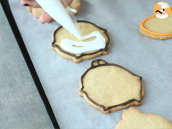 Galletas Halloween Molang - Preparación paso 7