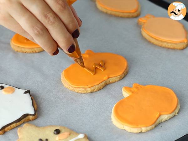 Galletas Halloween Molang - Preparación paso 8
