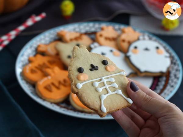 Galletas Halloween Molang - Preparación paso 11