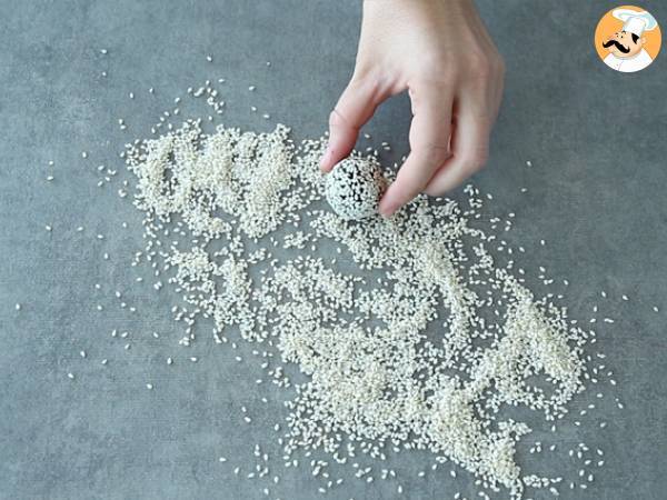 Bolitas energéticas de dátiles y cacao - Preparación paso 4