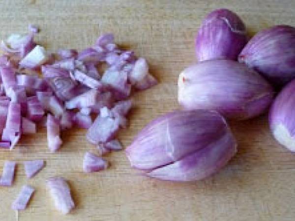 Crema de champiñones (baja en calorías) - Preparación paso 1