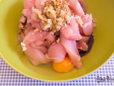 Pollo al Limón al estilo Chino - Preparación paso 3