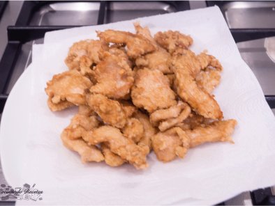 Pollo al Limón al estilo Chino - Preparación paso 7