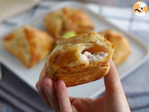 Empanadas de salmón ahumado y queso de cabra - Preparación paso 6