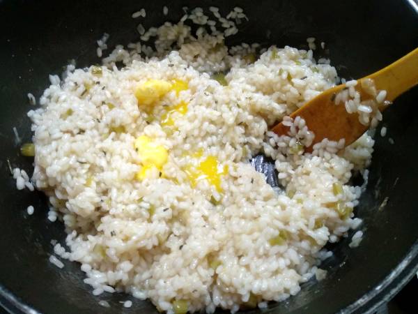 Risotto de limón y romero - Preparación paso 9