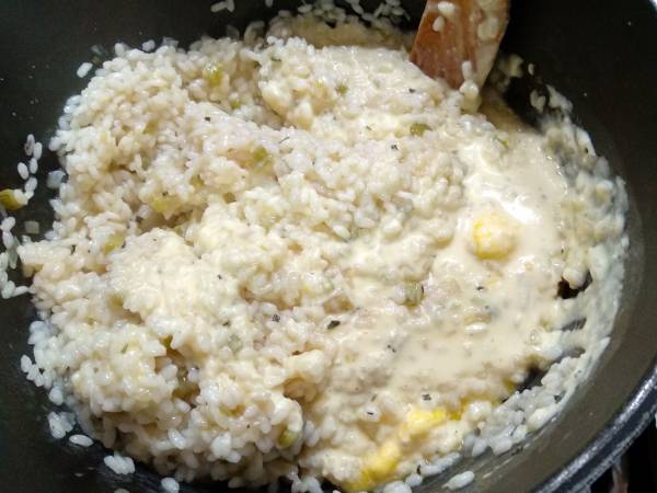 Risotto de limón y romero - Preparación paso 10