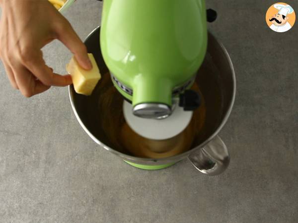 Panettone de chocolate (chocottone) - Preparación paso 3