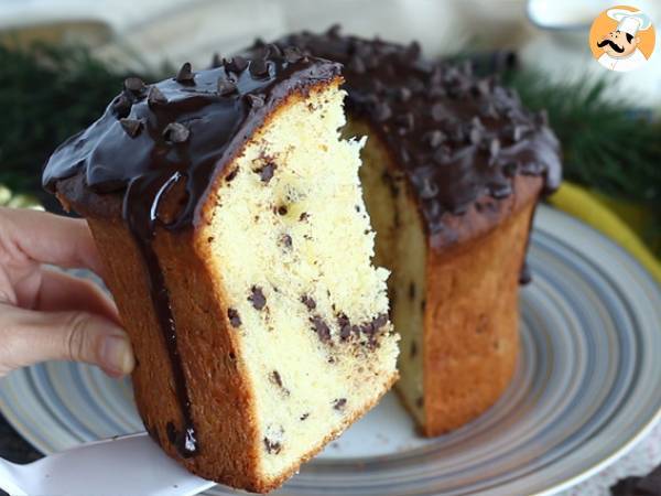 Panettone de chocolate (chocottone) - Preparación paso 8