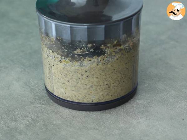 Árbol de navidad, hojaldre y tapenade (paté de aceitunas) - Preparación paso 2