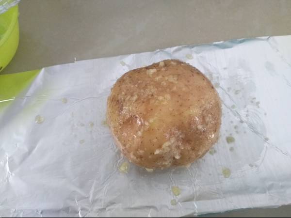 Papas horneadas rellenas del Caribe - Preparación paso 1