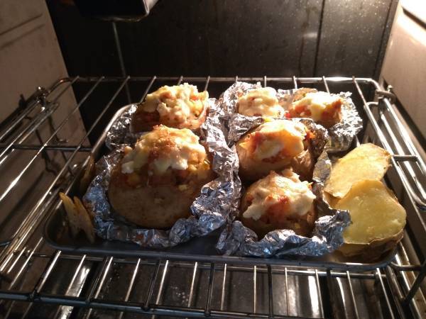 Papas horneadas rellenas del Caribe - Preparación paso 6