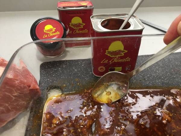 Lomo fresco adobado - Preparación paso 1