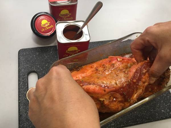 Lomo fresco adobado - Preparación paso 3